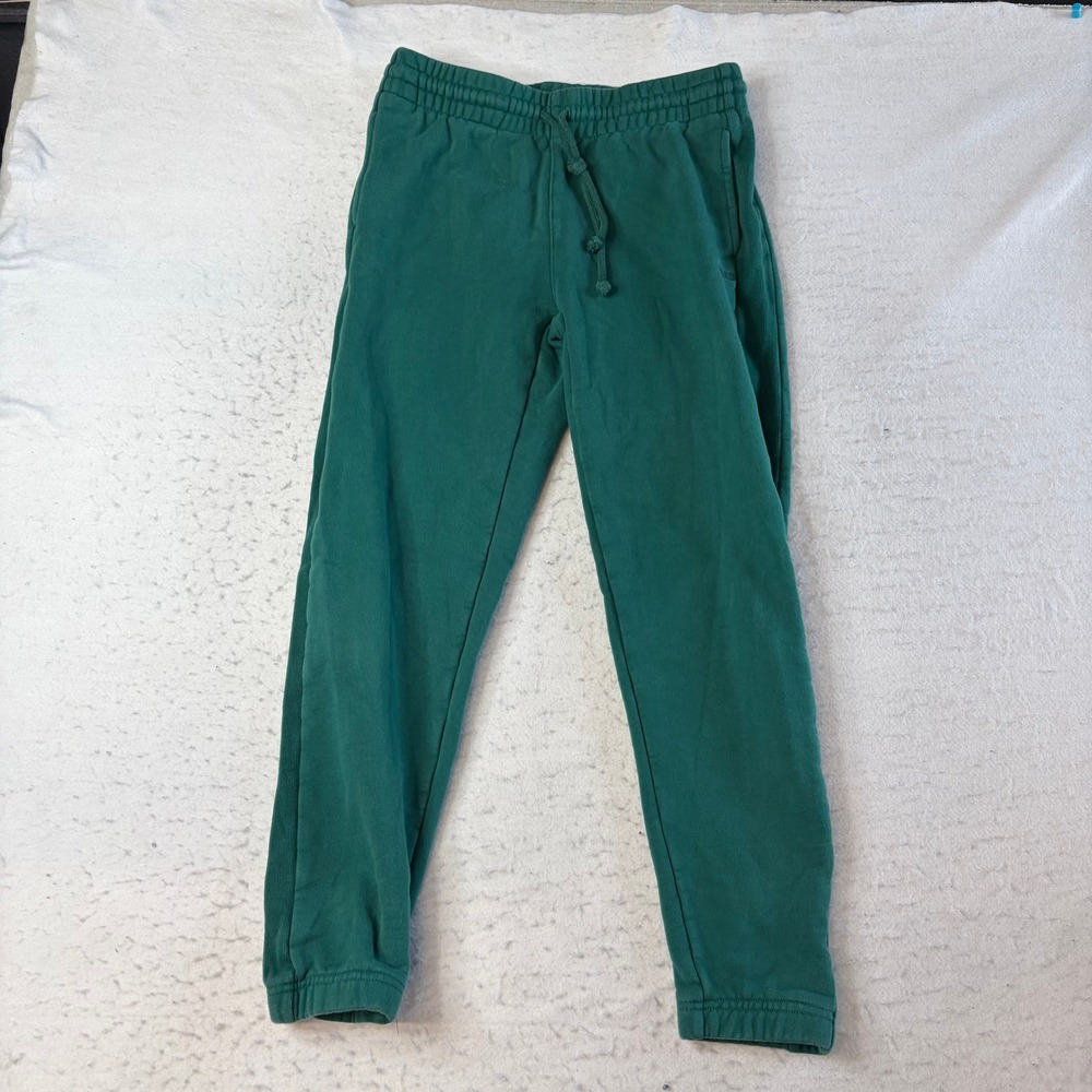 Aerie Jogger Sweatpants Womens Small Green Elastic Waist Cuffs Drawstring